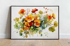 Watercolor Flowers Bouquets, illustration Background Product Image 2