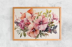 Watercolor Flowers Bouquets, illustration Background Product Image 2