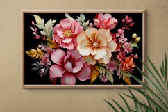 Watercolor Flowers Bouquets, illustration Background Product Image 2