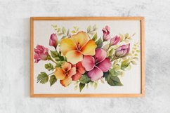 Watercolor Flowers Bouquets, illustration Background Product Image 2
