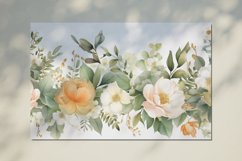 Watercolor Flowers Bouquets, illustration Background Product Image 2