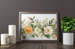 Watercolor Flowers Bouquets, illustration Background Product Image 2
