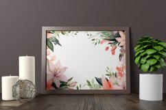 Watercolor Flowers Bouquets, illustration Background Product Image 2