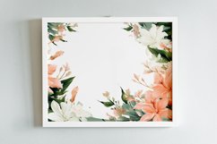 Watercolor Flowers Bouquets, illustration Background Product Image 2