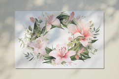 Watercolor Flowers Bouquets, illustration Background Product Image 2