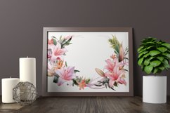 Watercolor Flowers Bouquets, illustration Background Product Image 2