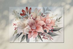 Watercolor Flowers Bouquets, illustration Background Product Image 2