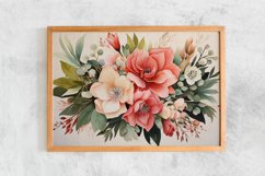Watercolor Flowers Bouquets, illustration Background Product Image 2