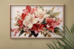 Watercolor Flowers Bouquets, illustration Background Product Image 2
