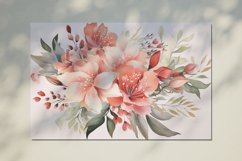Watercolor Flowers Bouquets, illustration Background Product Image 2
