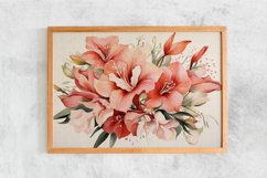 Watercolor Flowers Bouquets, illustration Background Product Image 2