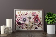 Watercolor Flowers Bouquets, illustration Background Product Image 2