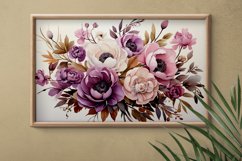 Watercolor Flowers Bouquets, illustration Background Product Image 2