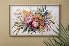 Watercolor Flowers Bouquets, illustration Background Product Image 2