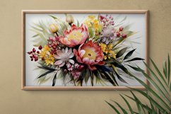 Watercolor Flowers Bouquets, illustration Background Product Image 2