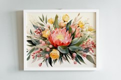 Watercolor Flowers Bouquets, illustration Background Product Image 2