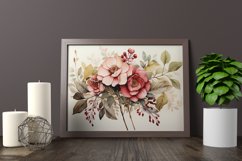 Watercolor Flowers Bouquets, illustration Background Product Image 2