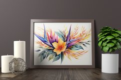 Watercolor Flowers Bouquets, illustration Background Product Image 2