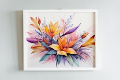 Watercolor Flowers Bouquets, illustration Background Product Image 2