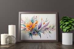 Watercolor Flowers Bouquets, illustration Background Product Image 2
