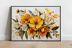 Watercolor Flowers Bouquets, illustration Background Product Image 2