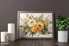 Watercolor Flowers Bouquets, illustration Background Product Image 2