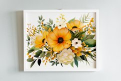 Watercolor Flowers Bouquets, illustration Background Product Image 2