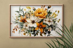 Watercolor Flowers Bouquets, illustration Background Product Image 2