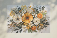 Watercolor Flowers Bouquets, illustration Background Product Image 2