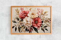 Watercolor Flowers Bouquets, illustration Background Product Image 2