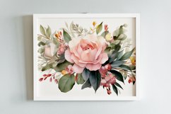 Watercolor Flowers Bouquets, illustration Background Product Image 2