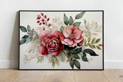 Watercolor Flowers Bouquets, illustration Background Product Image 2