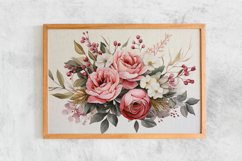 Watercolor Flowers Bouquets, illustration Background Product Image 2