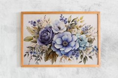 Watercolor Flowers Bouquets, illustration Background Product Image 2