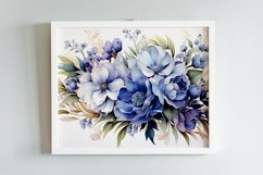 Watercolor Flowers Bouquets, illustration Background Product Image 2