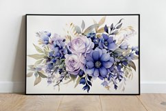 Watercolor Flowers Bouquets, illustration Background Product Image 2