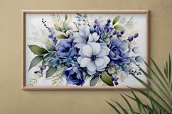 Watercolor Flowers Bouquets, illustration Background Product Image 2