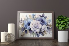 Watercolor Flowers Bouquets, illustration Background Product Image 2