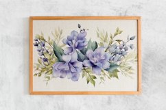 Watercolor Flowers Bouquets, illustration Background Product Image 2