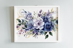 Watercolor Flowers Bouquets, illustration Background Product Image 2