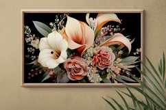 Watercolor Flowers Bouquets, illustration Background Product Image 2