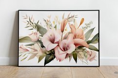 Watercolor Flowers Bouquets, illustration Background Product Image 2