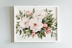 Watercolor Flowers Bouquets, illustration Background Product Image 2