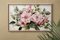 Watercolor Flowers Bouquets, illustration Background Product Image 2