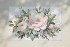 Watercolor Flowers Bouquets, illustration Background Product Image 2