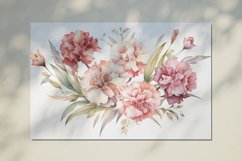 Watercolor Flowers Bouquets, illustration Background Product Image 2