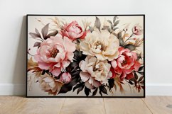 Watercolor Flowers Bouquets, illustration Background Product Image 2