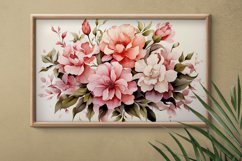 Watercolor Flowers Bouquets, illustration Background Product Image 2