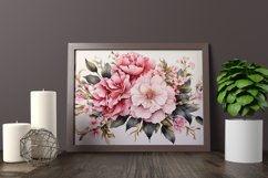 Watercolor Flowers Bouquets, illustration Background Product Image 2