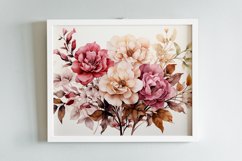 Watercolor Flowers Bouquets, illustration Background Product Image 2